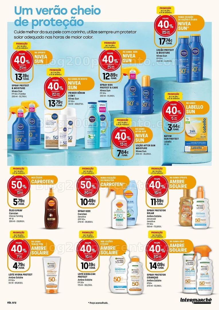 Antevisão Folheto INTERMARCHÉ Verão Promoções de 2 a 15 julho