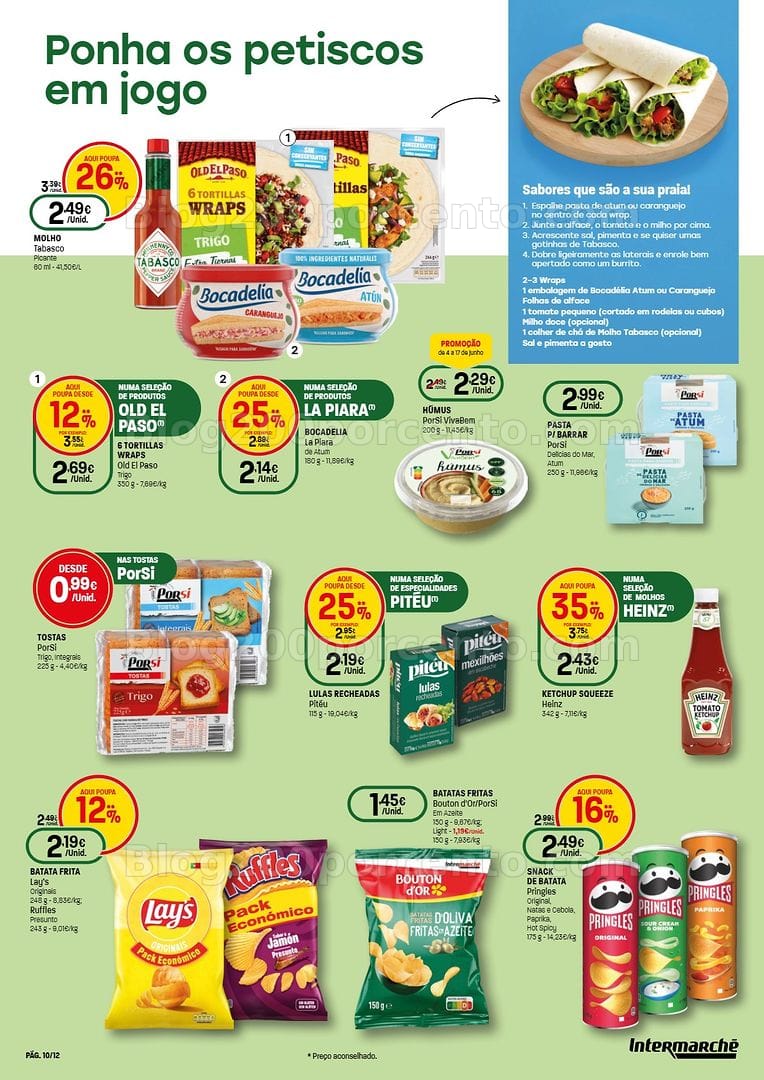 Antevisão Folheto INTERMARCHÉ Especial Mundial Promoções de 4 a 17 junho