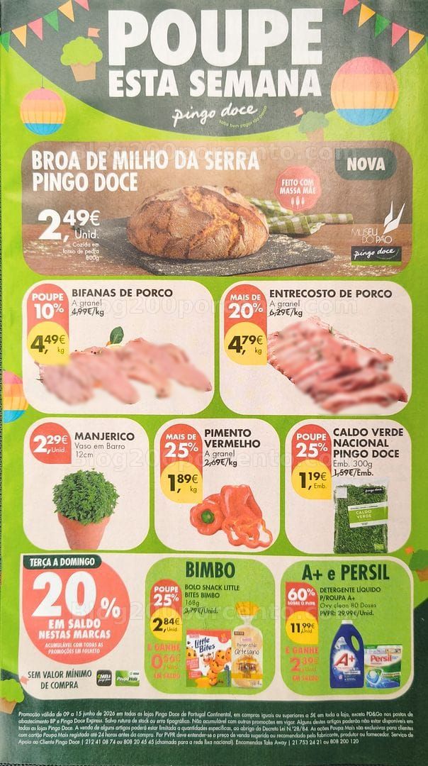 Antevisão Folheto PINGO DOCE Promoções de 9 a 15 junho