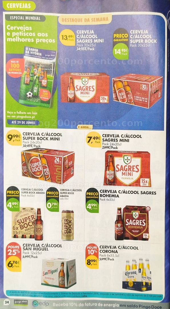 Antevisão Folheto PINGO DOCE Promoções de 9 a 15 junho