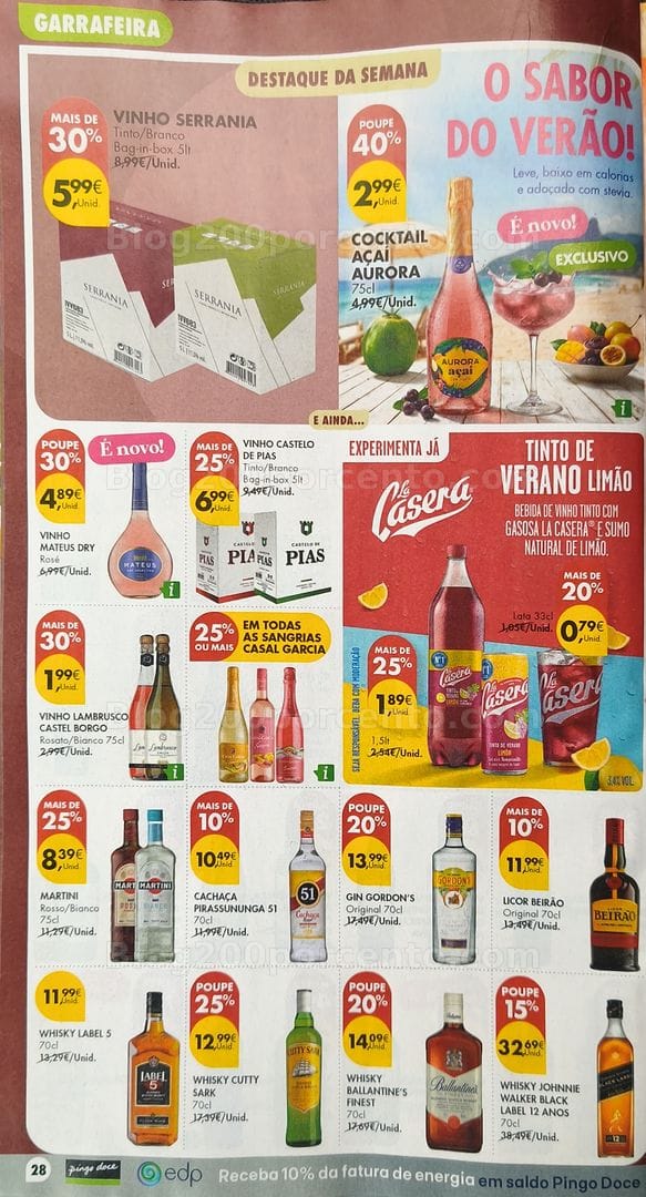 Antevisão Folheto PINGO DOCE Promoções de 9 a 15 junho