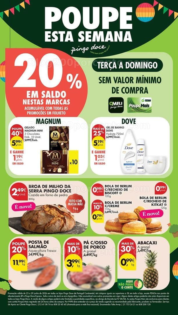 Antevisão Folheto PINGO DOCE Promoções de 23 a 29 junho - Edição Digital