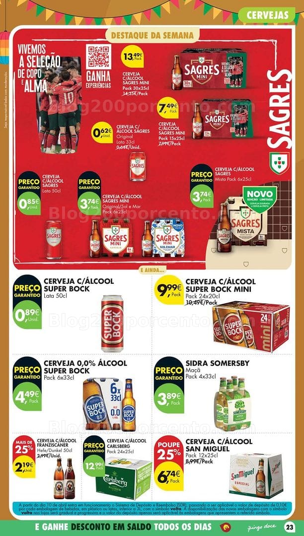 Antevisão Folheto PINGO DOCE Promoções de 23 a 29 junho - Edição Digital