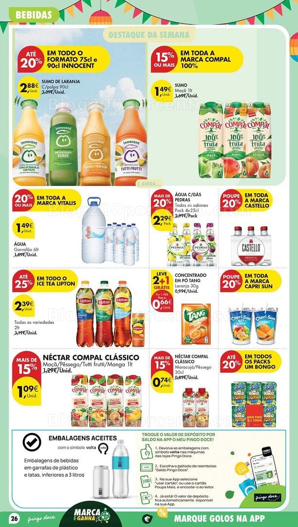 Antevisão Folheto PINGO DOCE Promoções de 23 a 29 junho - Edição Digital