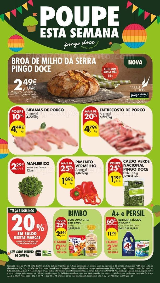 Antevisão Folheto PINGO DOCE Lojas Grandes Promoções de 9 a 15 junho