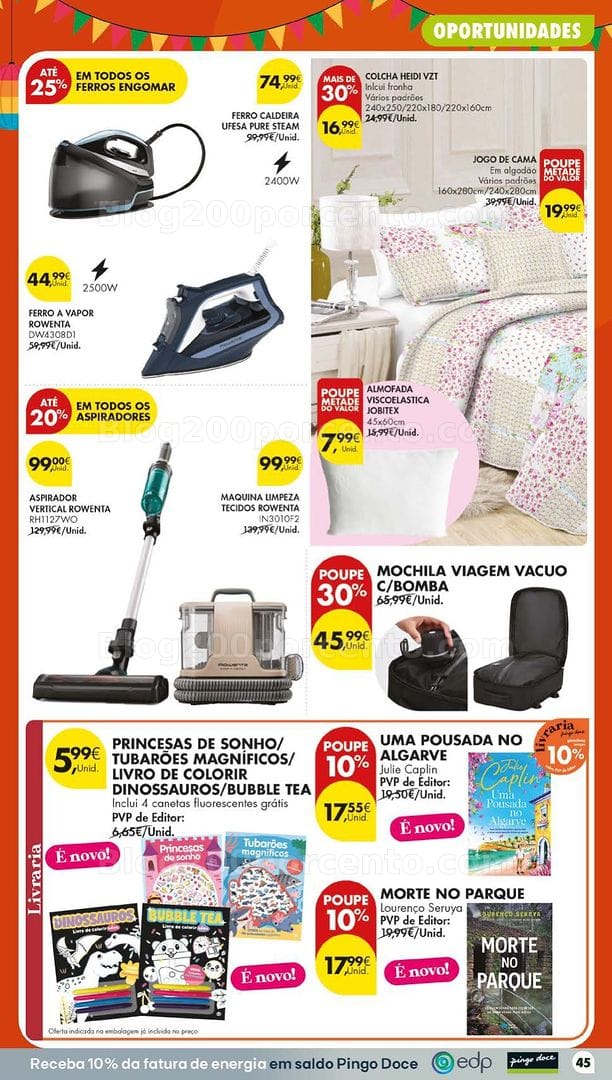 Antevisão Folheto PINGO DOCE Lojas Grandes Promoções de 9 a 15 junho