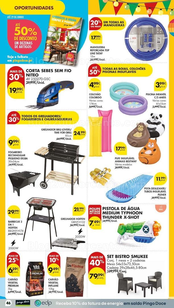 Antevisão Folheto PINGO DOCE Bazar Grandes Promoções de 9 a 15 junho