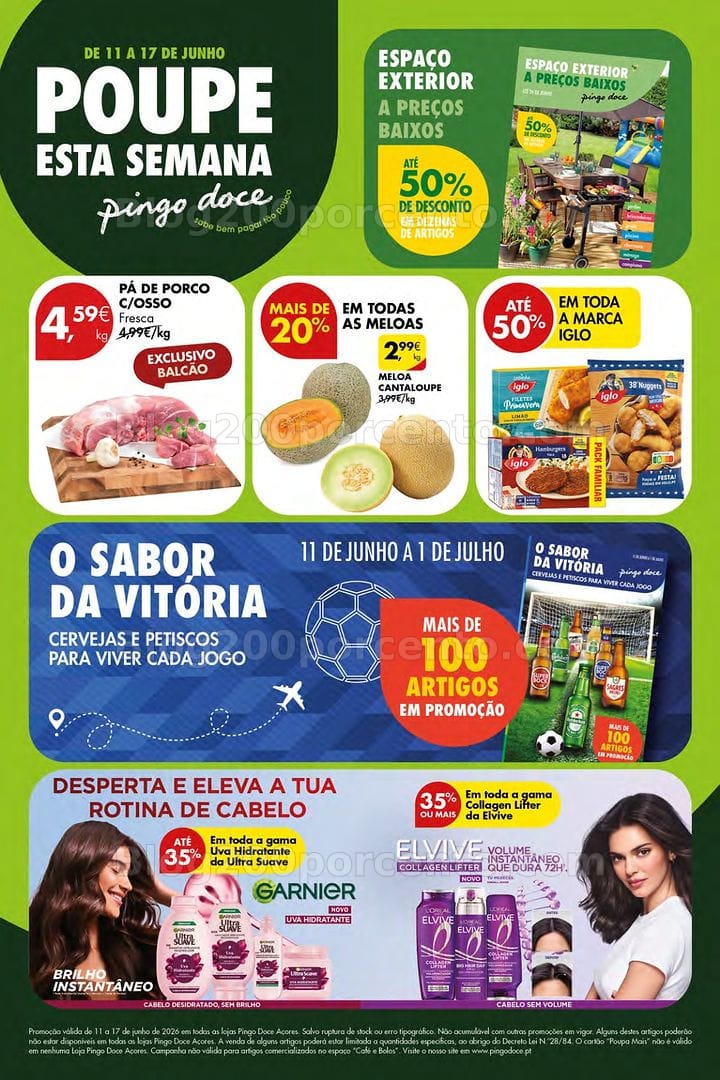 Antevisão Folheto PINGO DOCE Açores Promoções de 11 a 17 junho