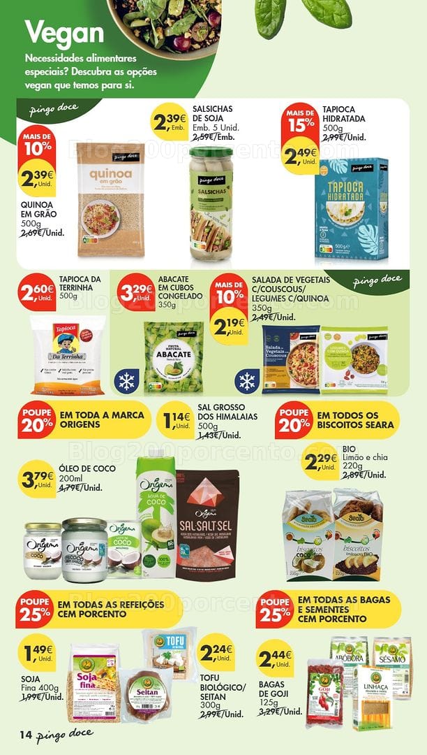 Antevisão Folheto PINGO DOCE Alimentação Saudável Promoções de 30 junho a 13 julho - Edição Digital