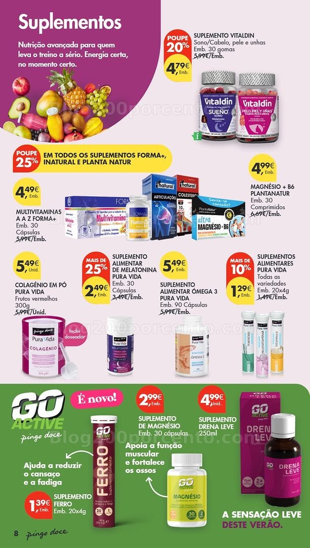 Antevisão Folheto PINGO DOCE Alimentação Saudável Promoções de 30 junho a 13 julho - Edição Digital