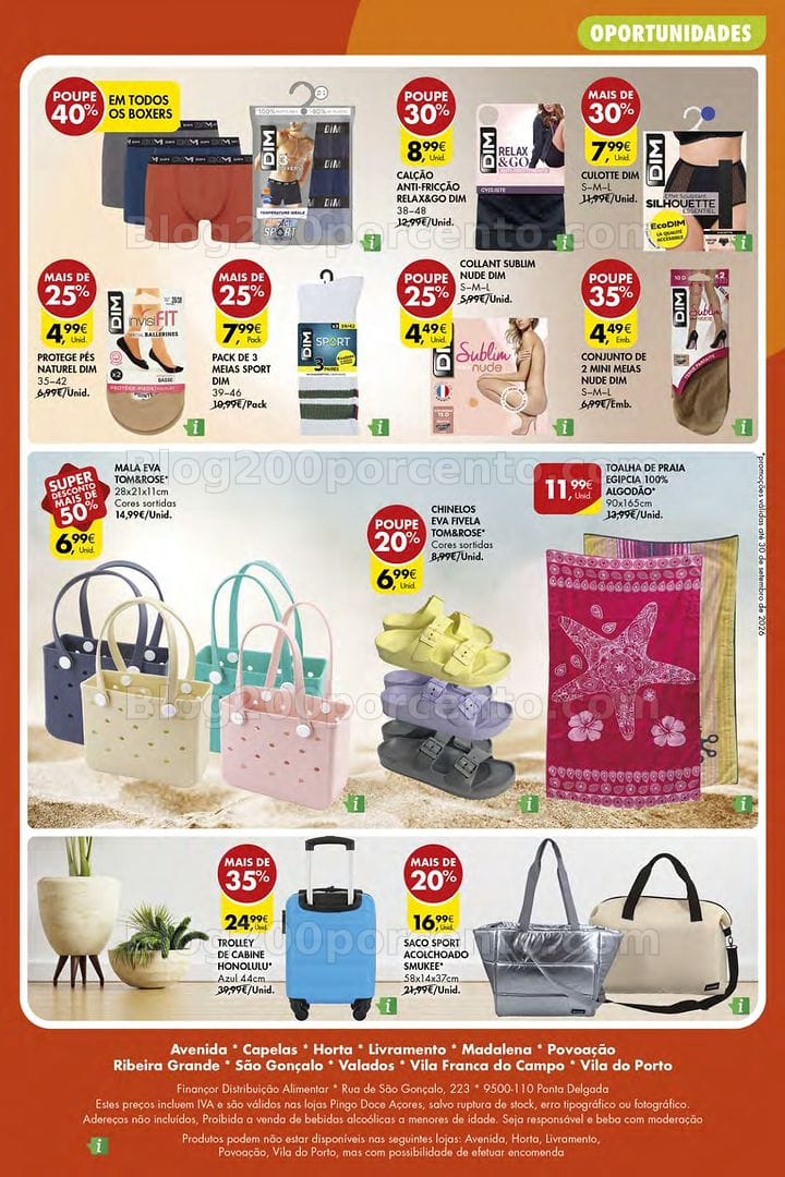 Antevisão Folheto PINGO DOCE Bazar Oportunidades Açores Promoções de 25 junho a 1 julho