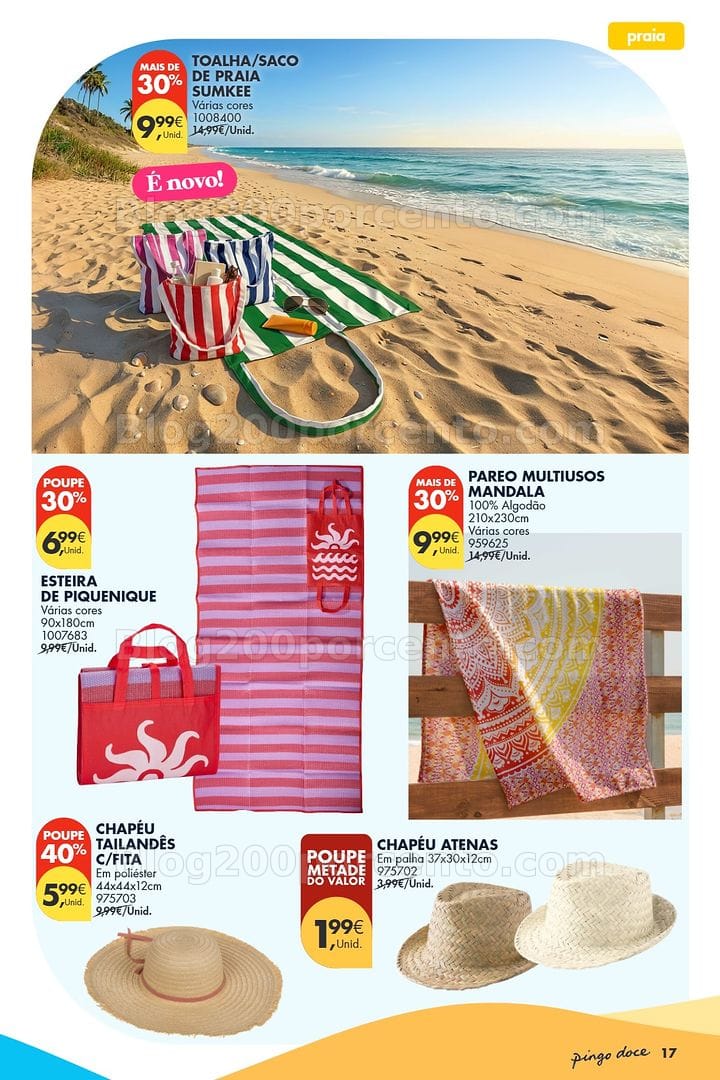 Antevisão Folheto PINGO DOCE Bazar Promoções de 9 a 29 junho