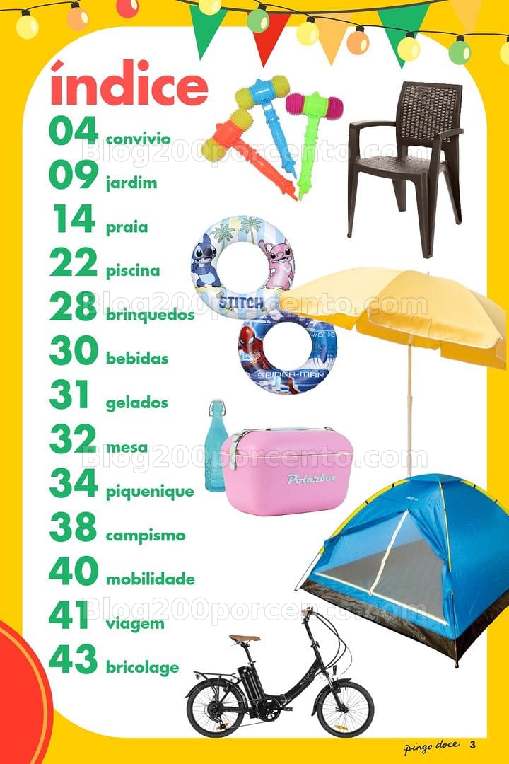 Antevisão Folheto PINGO DOCE Bazar Promoções de 9 a 29 junho