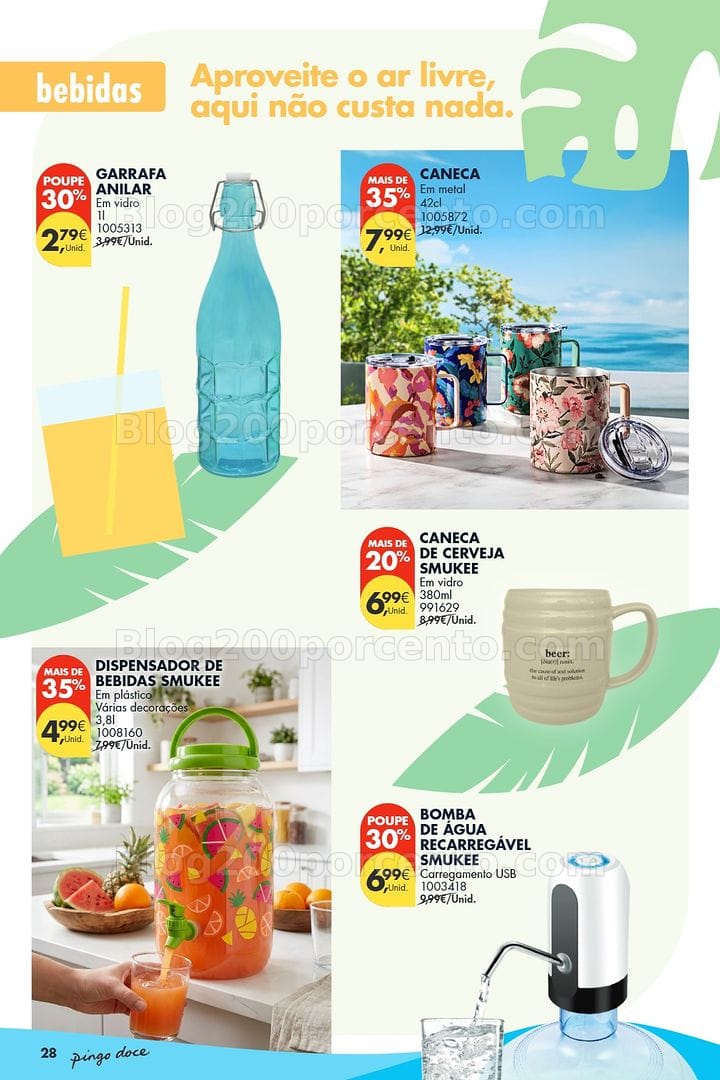 Antevisão Folheto PINGO DOCE Bazar Promoções de 9 a 29 junho