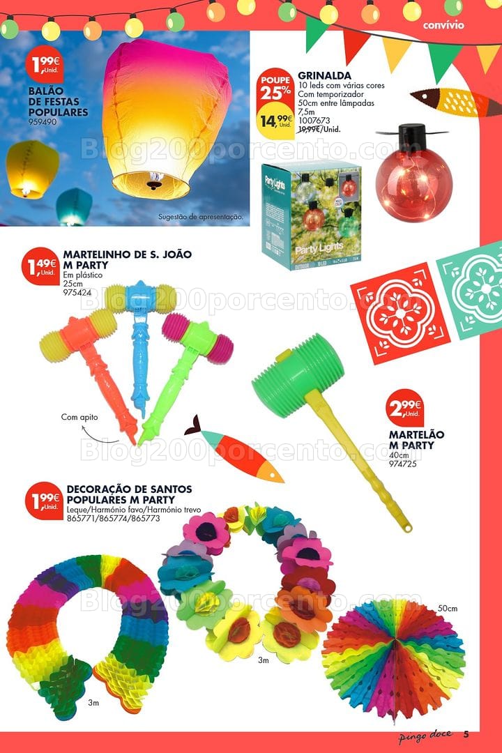 Antevisão Folheto PINGO DOCE Bazar Promoções de 9 a 29 junho