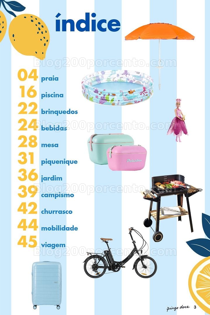 Antevisão Folheto PINGO DOCE Bazar Verão Promoções de 30 junho a 20 julho