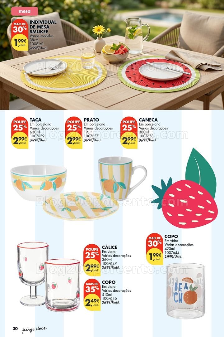 Antevisão Folheto PINGO DOCE Bazar Verão Promoções de 30 junho a 20 julho