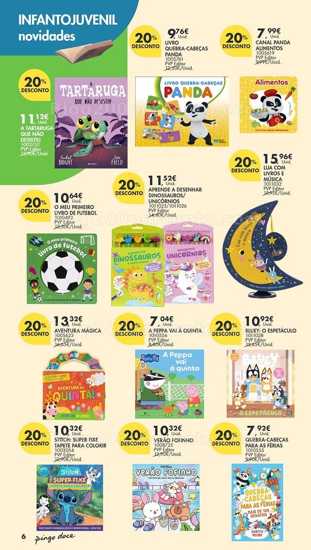 Antevisão Folheto PINGO DOCE Feira do Livro Promoções de 30 junho a 20 julho