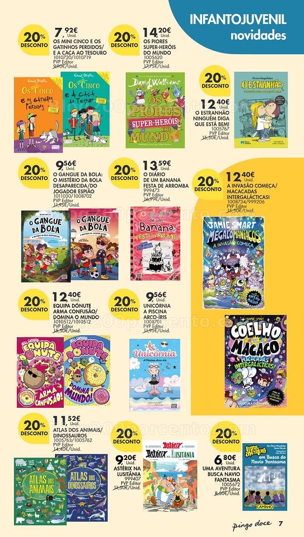 Antevisão Folheto PINGO DOCE Feira do Livro Promoções de 30 junho a 20 julho