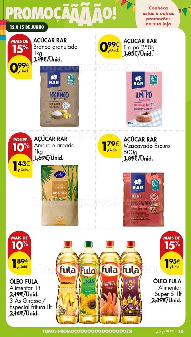 Antevisão Folheto PINGO DOCE Promoções Fim de Semana - 12 a 14 junho