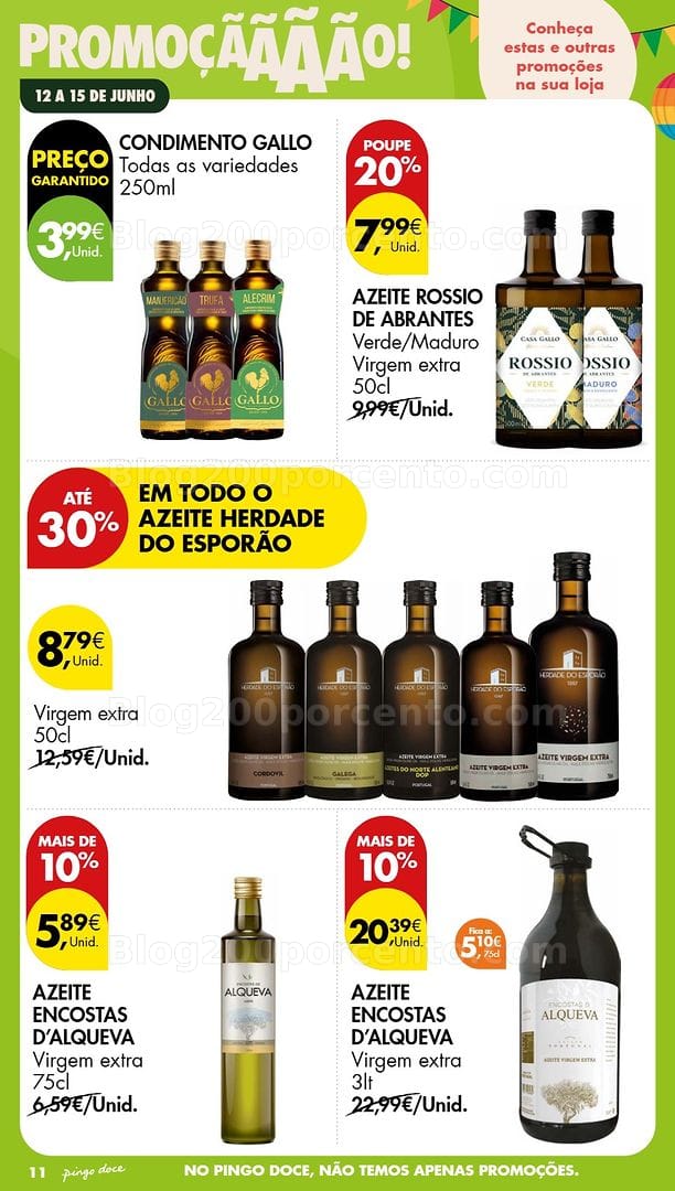 Antevisão Folheto PINGO DOCE Promoções Fim de Semana - 12 a 14 junho