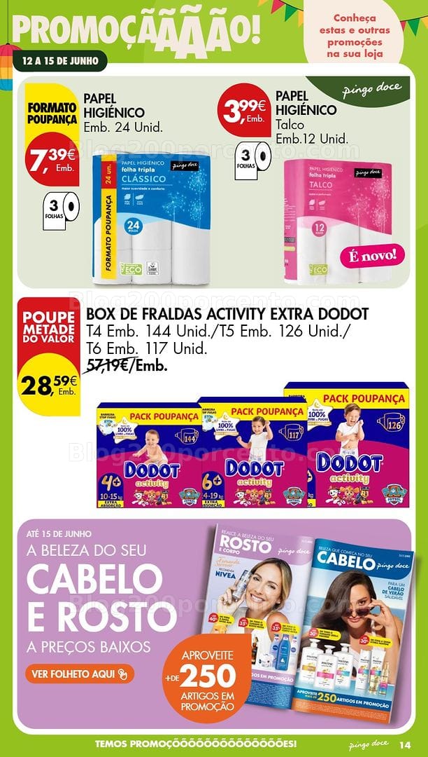 Antevisão Folheto PINGO DOCE Promoções Fim de Semana - 12 a 14 junho