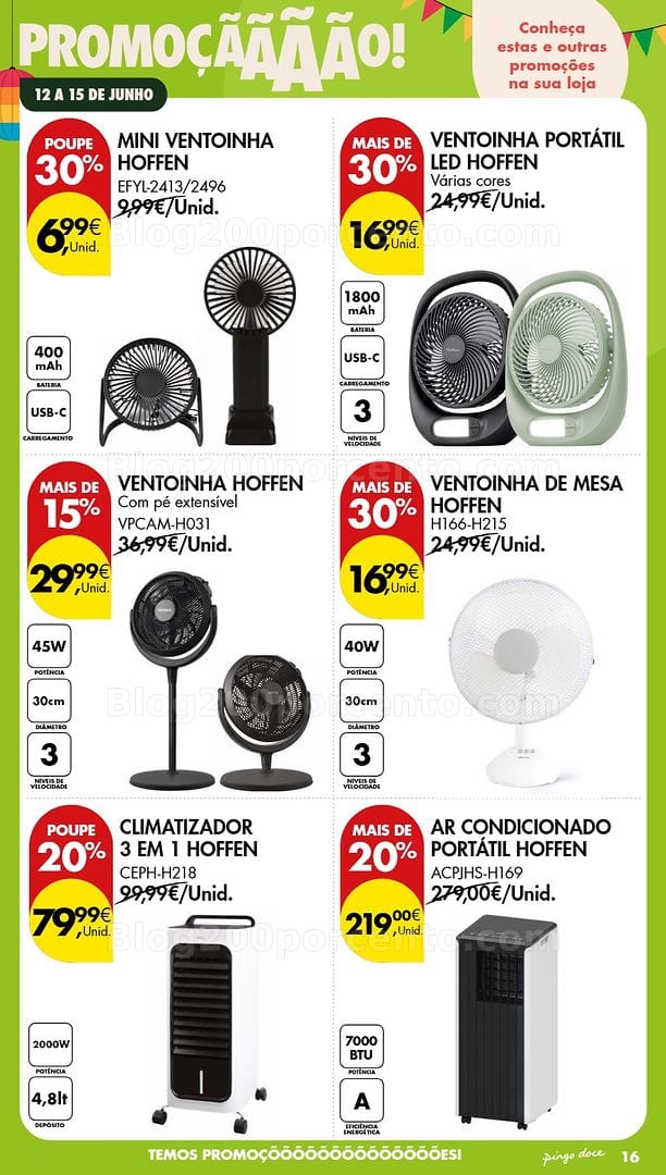 Antevisão Folheto PINGO DOCE Bazar Promoções Fim de Semana - 12 a 14 junho