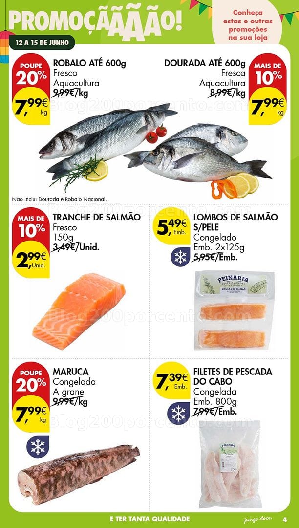 Antevisão Folheto PINGO DOCE Promoções Fim de Semana - 12 a 14 junho