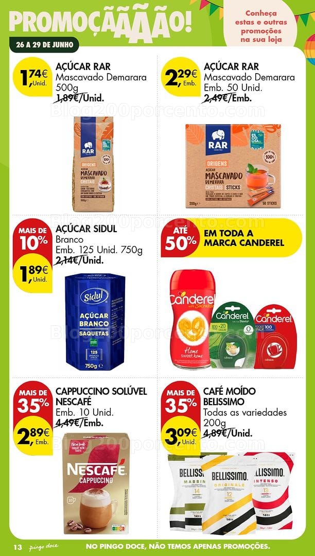 Antevisão Folheto PINGO DOCE Promoções Fim de Semana - 26 a 28 junho
