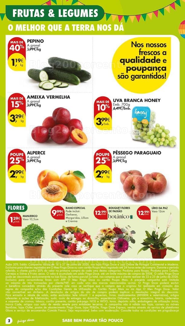 Antevisão Folheto PINGO DOCE Lojas Grandes Promoções de 16 a 22 junho