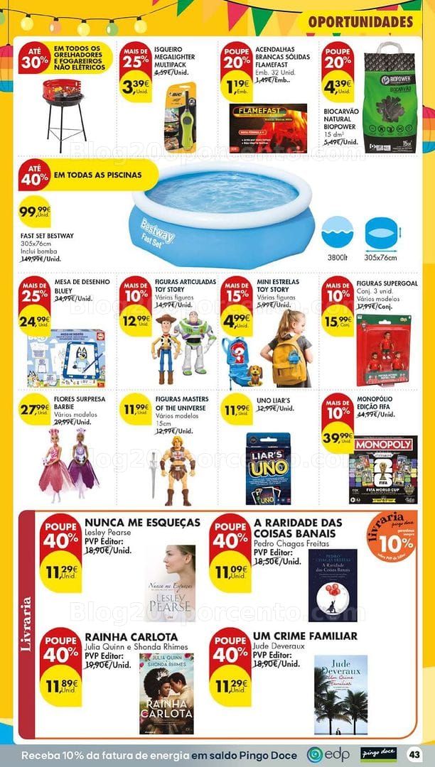 Antevisão Folheto PINGO DOCE Bazar Grandes Promoções de 16 a 22 junho