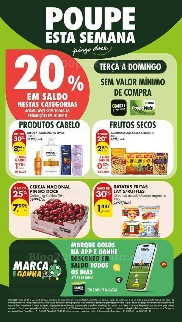 Antevisão Folheto PINGO DOCE Lojas Grandes Promoções de 16 a 22 junho