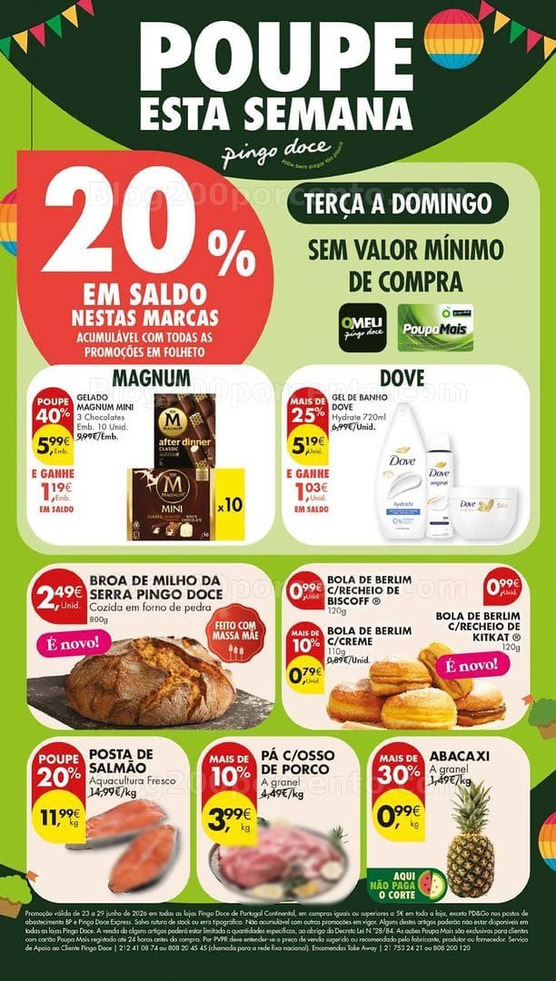 Antevisão Folheto PINGO DOCE Lojas Grandes Promoções de 23 a 29 junho