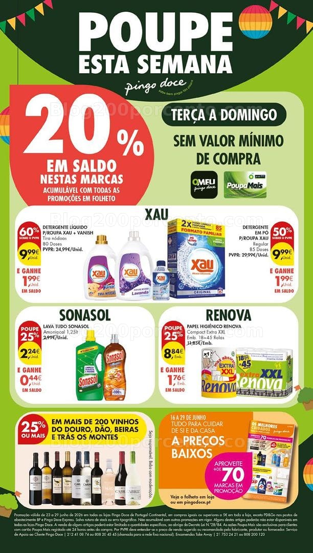 Antevisão Folheto PINGO DOCE Lojas Grandes Promoções de 23 a 29 junho