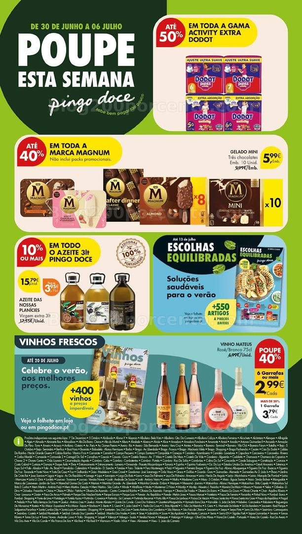 Antevisão Folheto PINGO DOCE Lojas Grandes Promoções de 30 junho a 6 julho