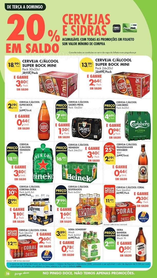 Antevisão Folheto PINGO DOCE Madeira Promoções de 16 a 22 junho