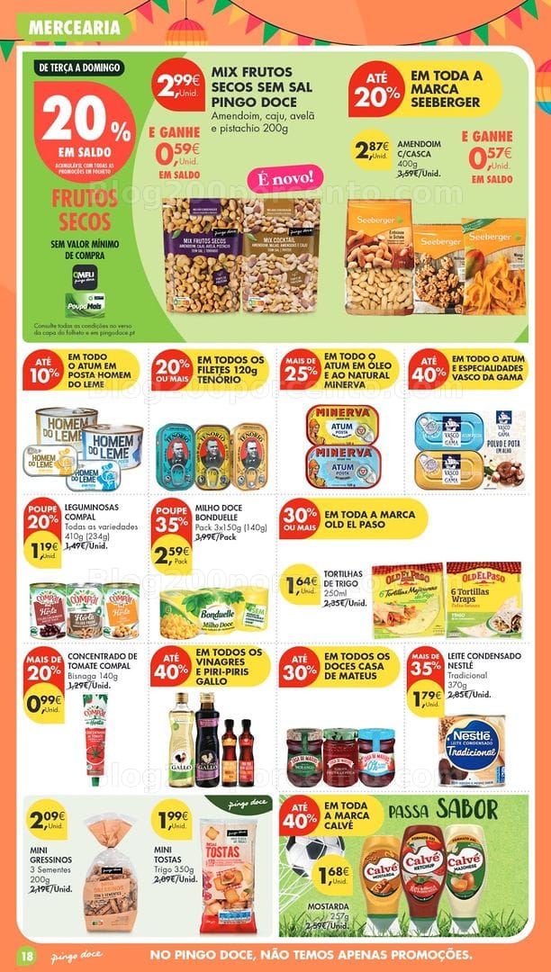 Antevisão Folheto PINGO DOCE Madeira Promoções de 16 a 22 junho