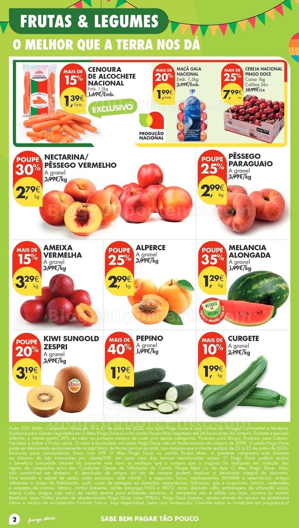 Antevisão Folheto PINGO DOCE Madeira Promoções de 16 a 22 junho