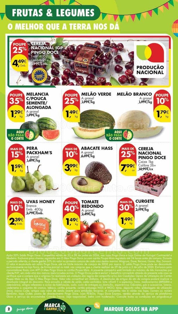 Antevisão Folheto PINGO DOCE Madeira Promoções de 23 a 29 junho
