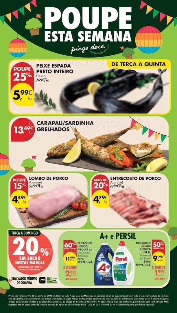 Antevisão Folheto PINGO DOCE Madeira Promoções de 9 a 15 junho