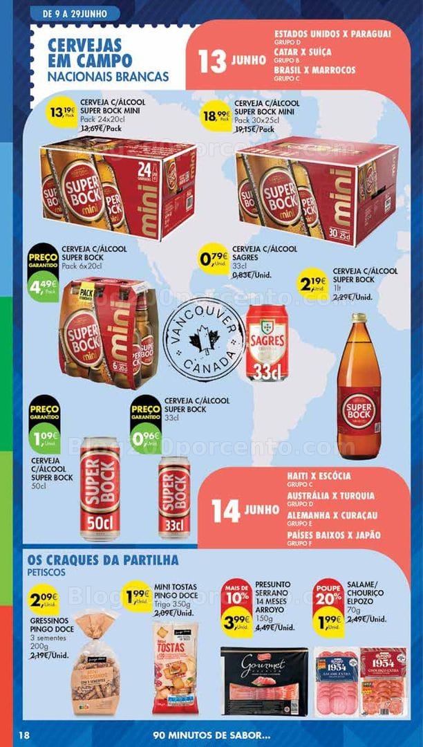 Antevisão Folheto PINGO DOCE Madeira Promoções de 9 a 15 junho
