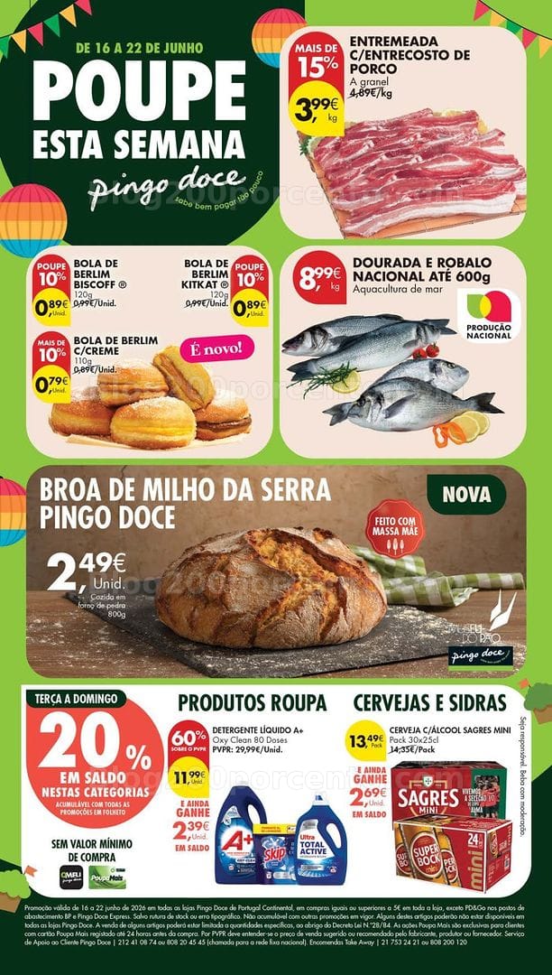 Antevisão Folheto PINGO DOCE Promoções de 16 a 22 junho - Edição Digital
