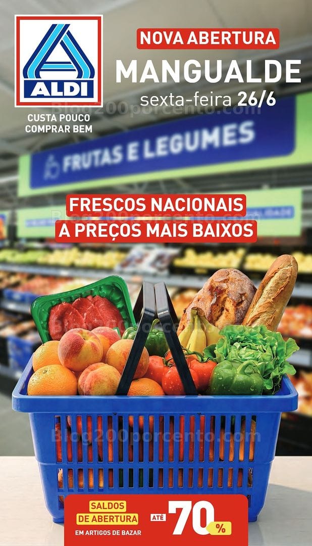 Antevisão Folheto ALDI Bazar Aberturas Promoções de 26 junho a 3 julho
