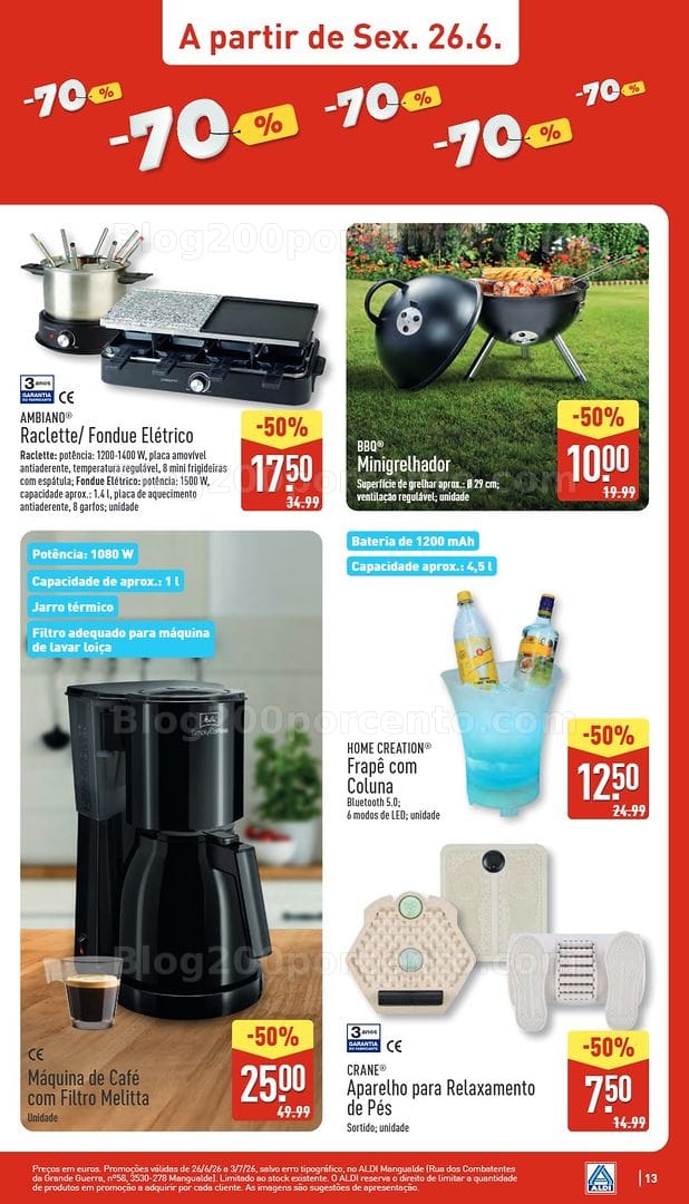 Antevisão Folheto ALDI Bazar Aberturas Promoções de 26 junho a 3 julho