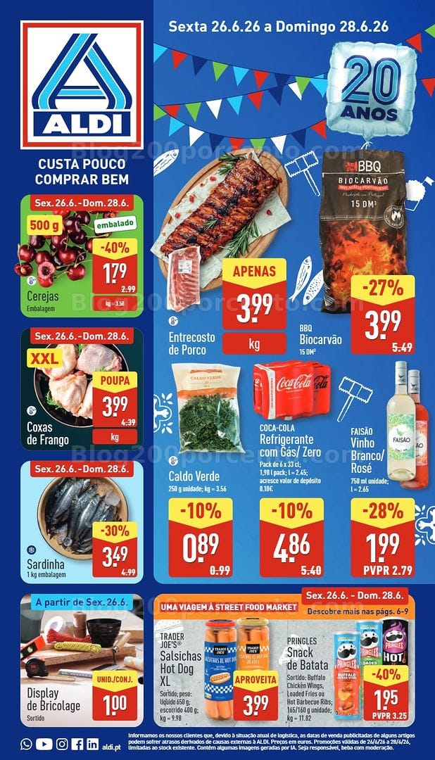 Antevisão Folheto ALDI Bazar Aberturas Promoções de 26 junho a 3 julho
