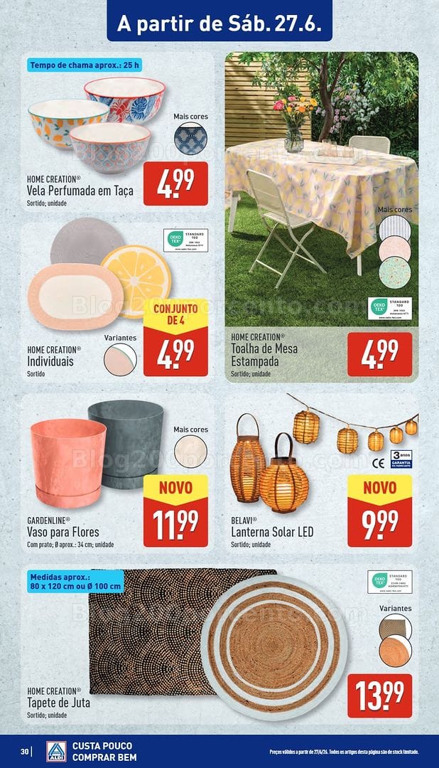 Antevisão Folheto ALDI Bazar Aberturas Promoções de 26 junho a 3 julho