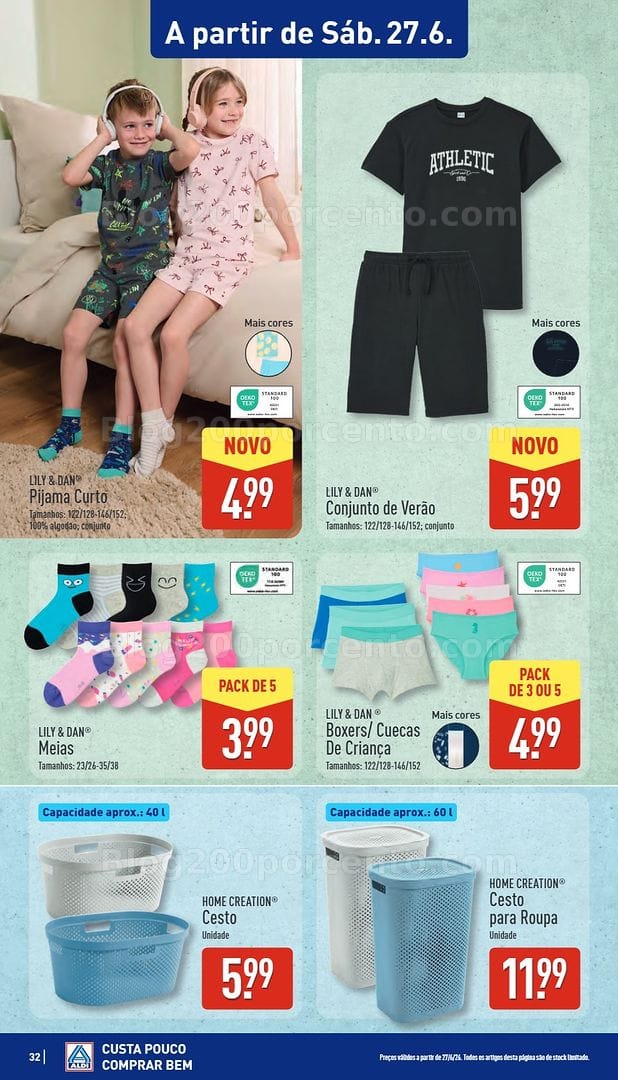 Antevisão Folheto ALDI Bazar Aberturas Promoções de 26 junho a 3 julho