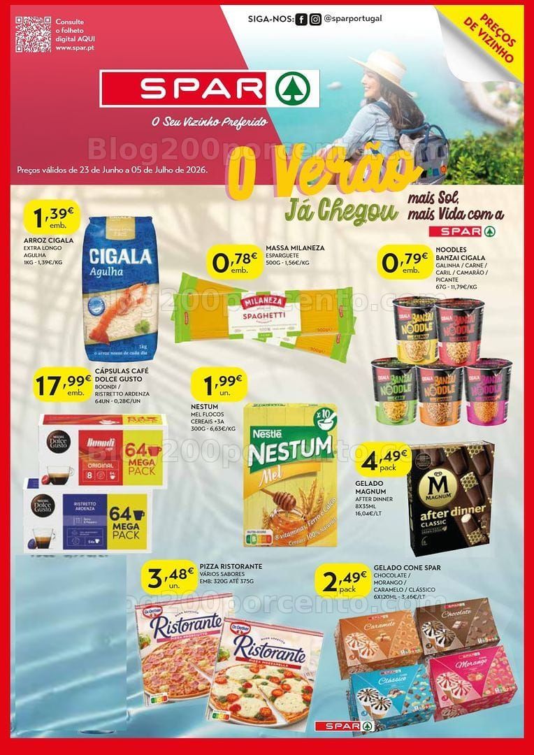 Antevisão Folheto SPAR Promoções de 23 junho a 5 julho
