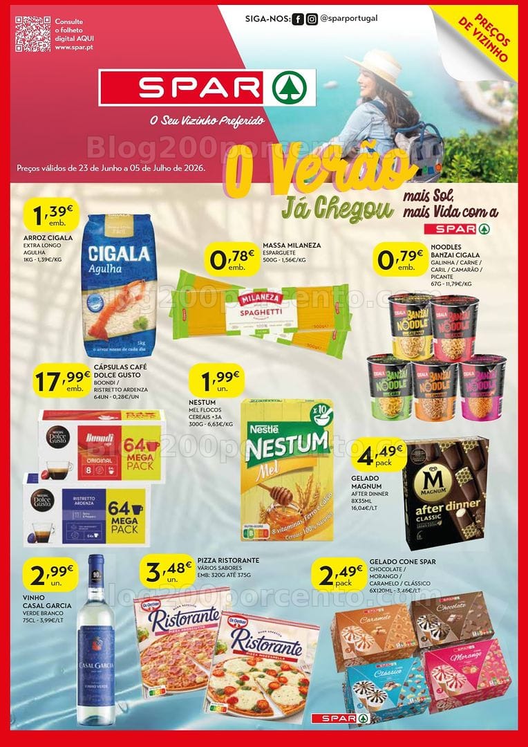 Antevisão Folheto SPAR Promoções de 23 junho a 5 julho
