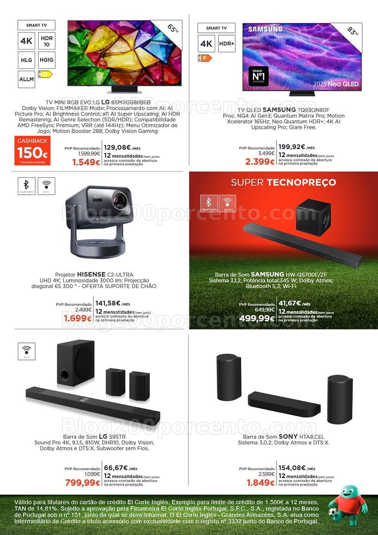 Antevisão Folheto EL CORTE INGLÉS Tecnologia Promoções de 25 junho a 8 julho